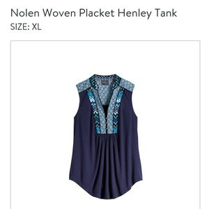 Tank top with tribal print